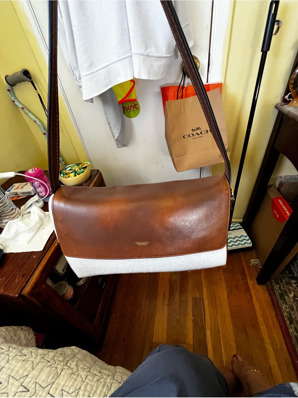 Coach Loved Leather Chelsea 30 W/ Wallet and Organizer